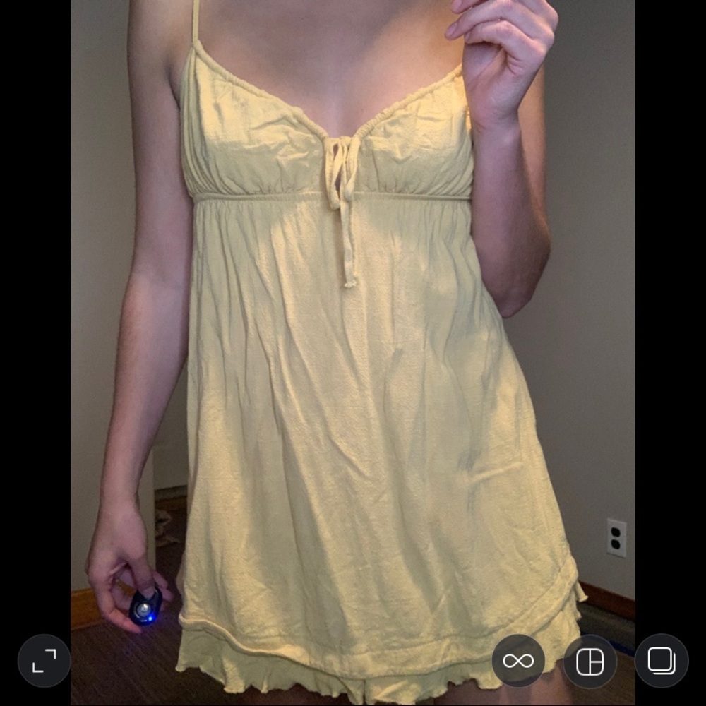 Yellow Casual Dress